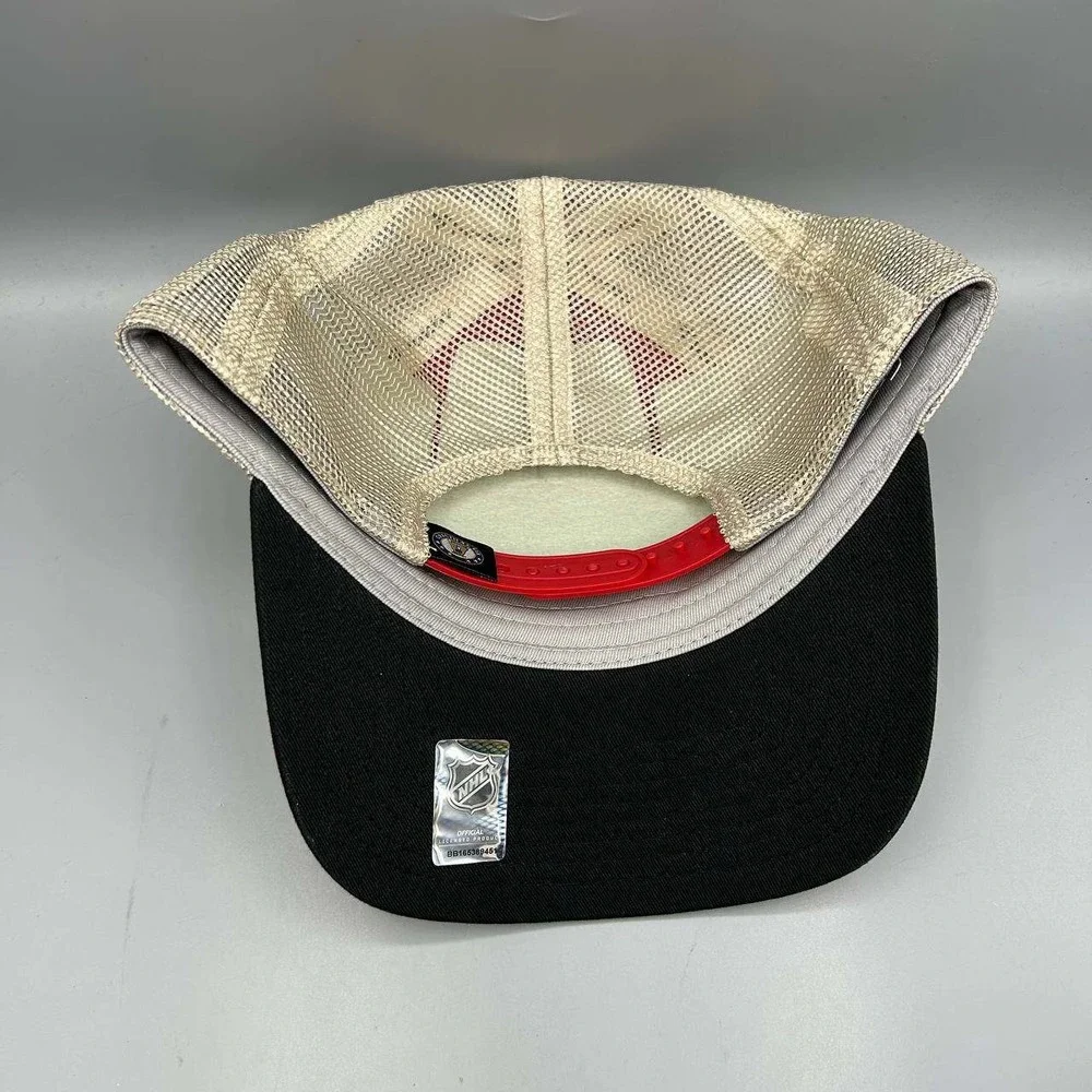Chicago Blackhawks Trucker Hat Men Red NHL Fanatics Snap Back Cap Cotton New